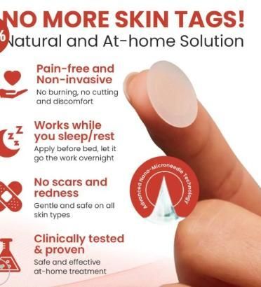 Derma Smooth Skin Tag Removal Patch