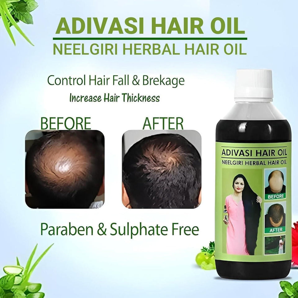 🔥LAST DAY Sale🔥Adivasi Jeeva Sanjivani Herbal Hair Oil (4.9/5 ⭐⭐⭐⭐⭐ 90,022 Reviews)