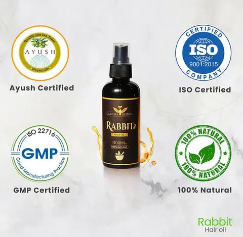 Rabbit Hair Growth Oil (Pack of 2) 🔥 BUY 1 GET 1 FREE 🔥 SALE 50% OFF🔥