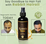 Rabbit Hair Growth Oil (Pack of 2) 🔥 BUY 1 GET 1 FREE 🔥 SALE 50% OFF🔥