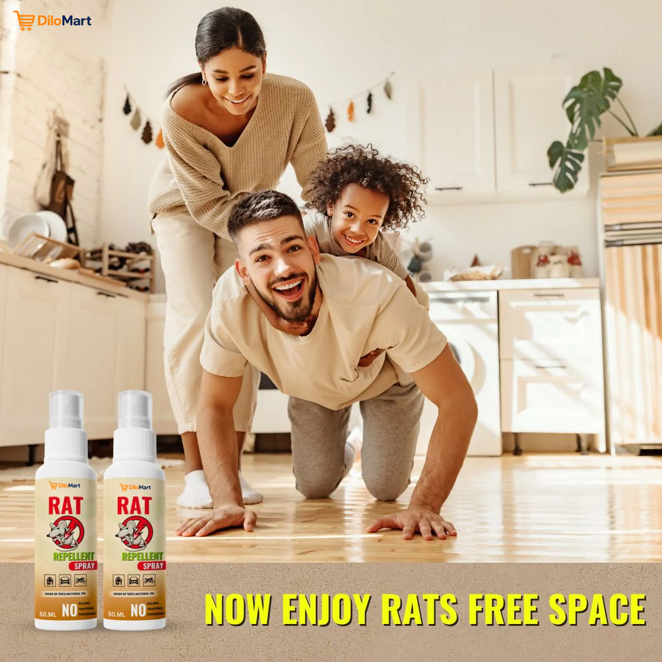 Rat Repellent Spray – Safe, Effective, and Eco-friendly (pack of 3)
